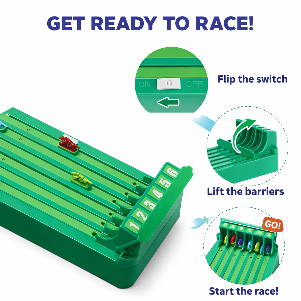 Electric Horse - Racing Party Game (6 Horses)